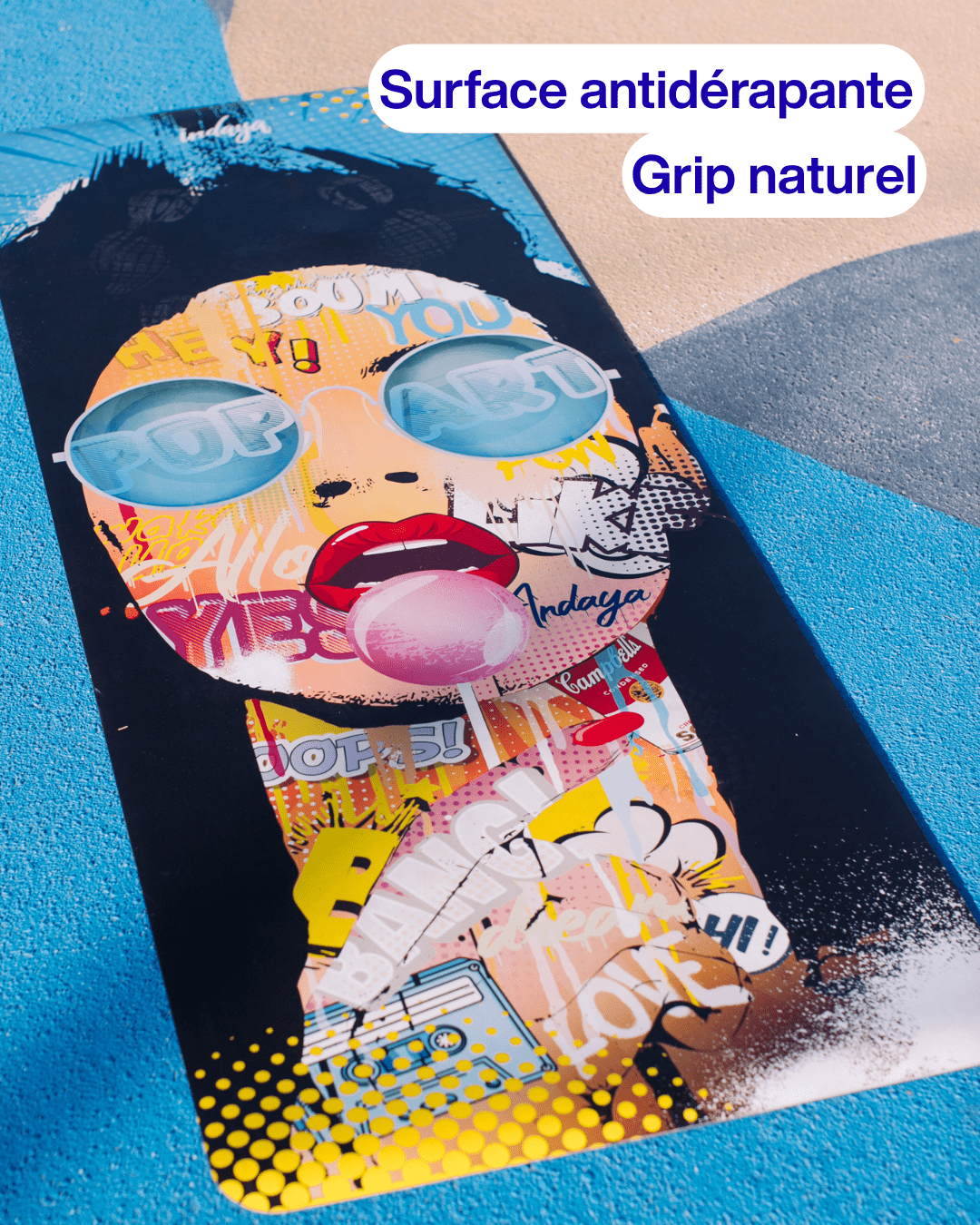 Tapis de yoga Jungle – antidérapant et confortable – Indaya
