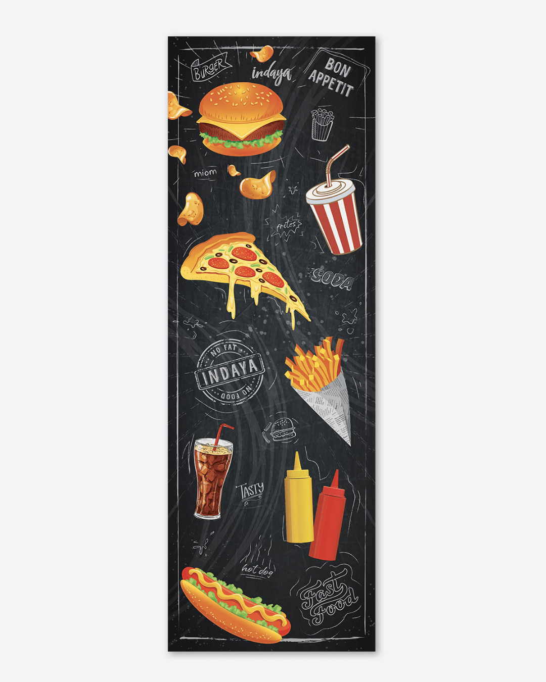 Tapis de yoga Jungle – antidérapant et confortable – Indaya