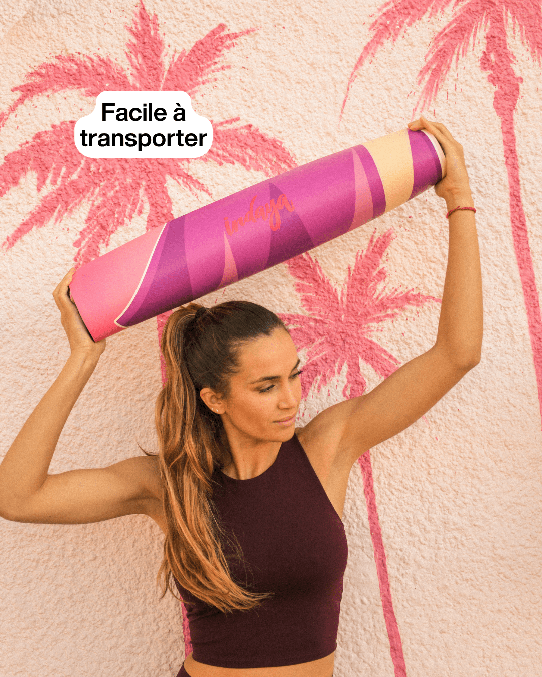 Tapis de yoga Jungle – antidérapant et confortable – Indaya