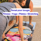 Tapis de yoga Jungle – antidérapant et confortable – Indaya