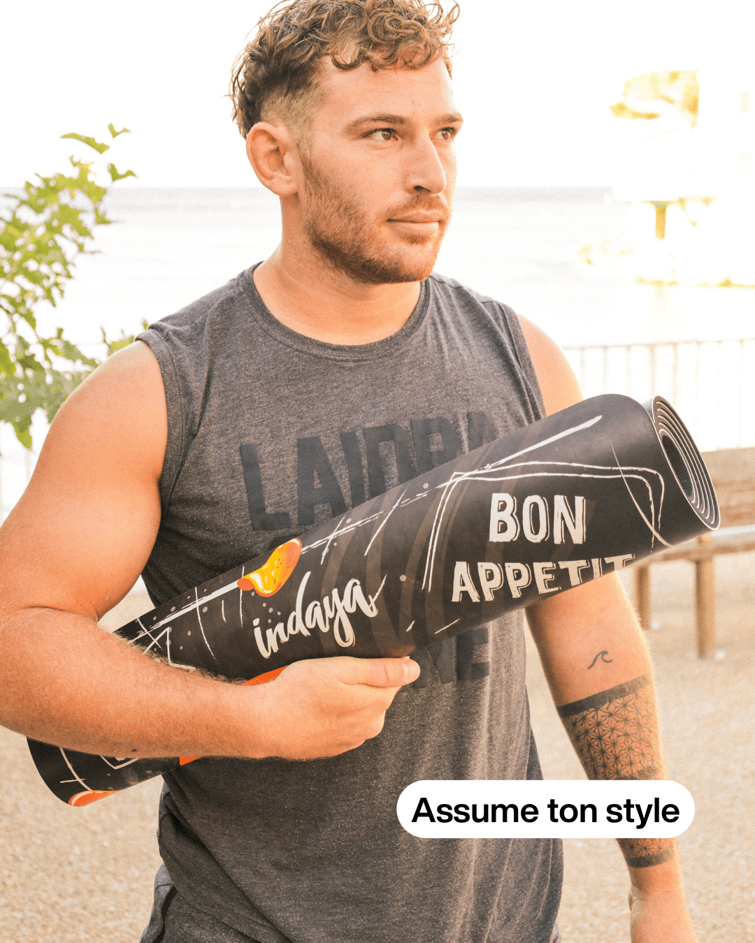 Tapis de yoga Jungle – antidérapant et confortable – Indaya