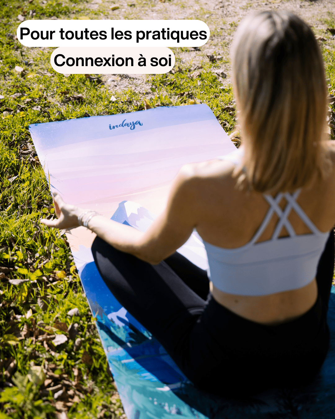 Tapis de yoga Jungle – antidérapant et confortable – Indaya