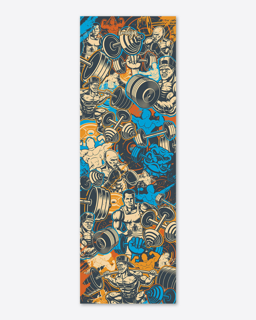 Tapis de yoga Jungle – antidérapant et confortable – Indaya